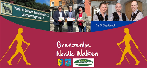 Bilder zur Eröffnung der Nordic-Walking-Strecke